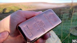 I Found a CASH ONLY Pub! + 1KG Copper Bullion Bar Unboxing!