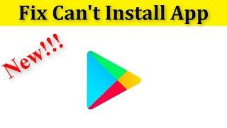 How To Fix Can't Install Any App On Google Play Store || Fix Can't Download App Problem Android