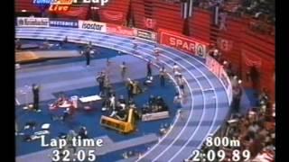 Erki Nool European indoor Heptathlon Champion 1996 Stockholm Globe Arena