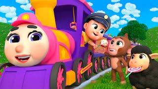 Choo Choo! Train Song Fun + MORE Lalafun Nursery Rhymes & Kids Songs