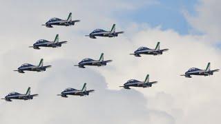 (4K) FRECCE TRICOLORI Full Display Aermacchi MB-339/PAN at the AIRPOWER 2022 Zeltweg!