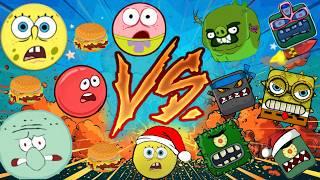 Spongebob in Red Ball 4 Vs All Bosses Part 1 Fusion Battle (ORIGINAL 2025) BestGamesVK