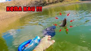 AKHIRNYA KENA JUGA DIA‼️ REJEKI PEMANCING SAAT AIR SURUT || mancing ikan nila di waduk wonorejo