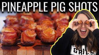 GLORIOUS Bacon-Wrapped Pineapple Pig Shots | How To