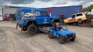 Trailer test 4 towing the full sized Tornado Defender