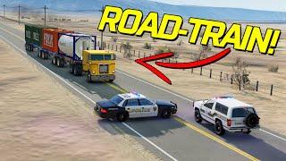 ROAD TRAIN ZERSTÖRUNG! I BeamNG Drive Crashes #2147