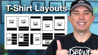 25 Layouts to Create Better T-Shirt Designs and Get More Sales!!