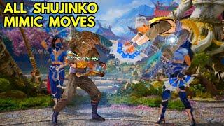 Every Possible Move That Shujinko Can Mimic - MK1 Showcase