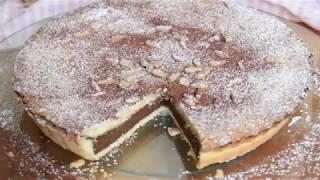 Torta della nonna al cioccolato