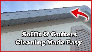 DIY Gutter Cleaning - Cheap Easy No Scrub | Homeowner Hack