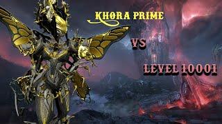 [WARFRAME] Khora Prime  Steel Path Build |vs Level 10001 |  |  Jade Shadows Update