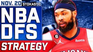 NBA DFS Strategy Wednesday 11/20/24 | DraftKings & FanDuel NBA Lineup Picks