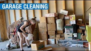 Day 49 & 50 - Back to Cleaning the Garage | Sorting Through Clothes | Daily Vlog