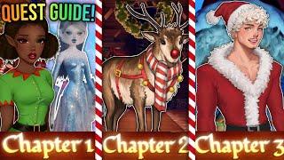 HOW TO COMPLETE ALL 3 QUESTS IN THE WINTER 2024 UPDATE IN DRESS TO IMPRESS *FAST & EASY*