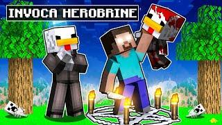 BELLAFACCIA E SUO FIGLIO EVOCANO HEROBRINE NELLA NUOVA BABY VANILLA MA LUI LI UCCIDE!! - MINECRAFT