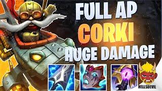 WILD RIFT | FULL AP CORKI DOES HUGE DAMAGE! | Challenger Corki Gameplay | Guide & Build