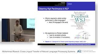 Mohammad Rasooli: Cross-Lingual Transfer of Natural Language Processing Systems