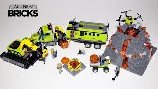 Lego City 60124 Volcano Exploration Base Lego Speed Build