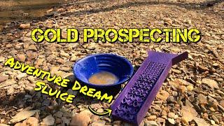 Gold Prospecting with Dream Mat Adventure Sluice