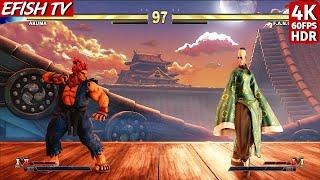 Akuma vs Fang (Hardest AI) - Street Fighter V