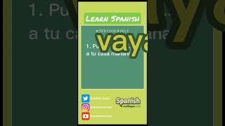  #learnspanish online and complete this exercise using IRÉ or VAYA. #spanish #learningspanish