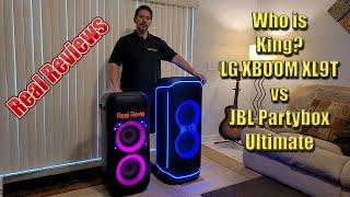 LG XBOOM XL9T vs JBL Partybox Ultimate  - Comparison - Real Reviews