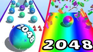 Ball Merge 2048 New Game All Levels Gameplay Android, iOS (Part 1)