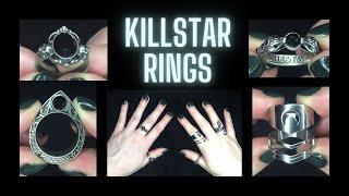 Killstar Rings Close-up