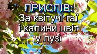 Квітуча Україна - Н.Май (плюс із текстом) - Патріотичні пісні для школярів