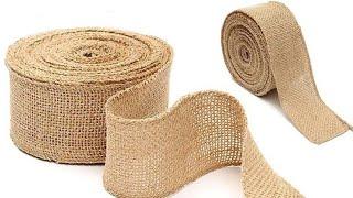 Burlap Ribbon Craft Idea