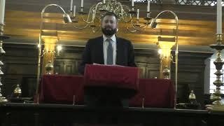 Live From the Podium Where Rav Dovid Nieto Gave the Drasha that Shook London