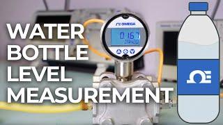 How to measure the level in a water bottle! (Setting up a pressure transmitter)