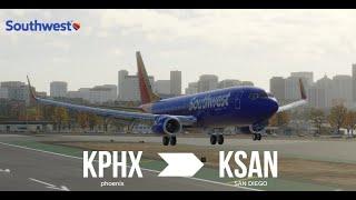 X-PLANE12 Live |  Southwest OPS!  | Phoenix San Diego