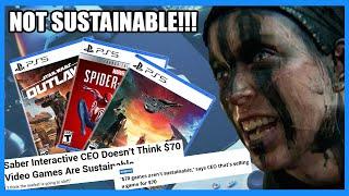 Executive says $70 Games are becoming unsustainable.