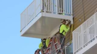 View Bolt On Aluminum Balcony Install