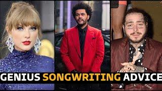 Weekend, Taylor and Post Malone Share Songwriting Tips For 8 Minutes Straight!