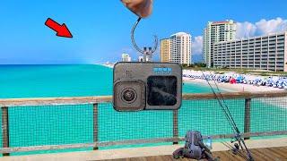 Dropped a GoPro Under Florida's Clearest Water Pier! *Crazy*