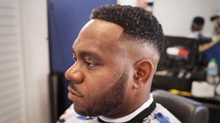 I Gave Him The CLEANEST Fade Ever… Using NO Guards! | MID FADE HAIRCUT TUTORIAL