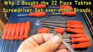 Why I chose the 22 piece Tekton Screwdriver Set over other brands?