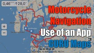 Motorcycle Navigation - Use of an App - Guru Maps