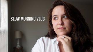 Slow Morning Vlog | homemaking, homeschool & cleaning