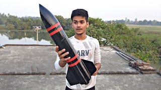 Launching My Homemade PVC sugar Rocket || Model Rocketry in India || SERIES EXPERIMENTS