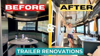 Airstream Trailer Renovations | Before & After Tour