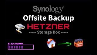 Synology Offsite Backup mit Hetzner Storage Box