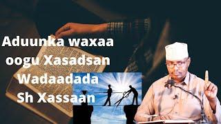 Aduunka waxaa oogu Xasadsan Wadaadada Sh Xassaan