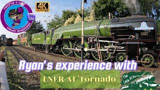 Ryan films and edits his day at G.C.R Ft. LNER No.60163 'Tornado'