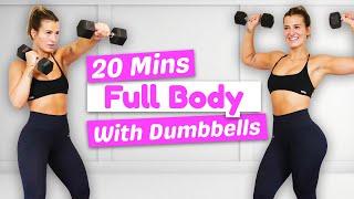 20 MIN FULL BODY BURN WORKOUT - With Dumbbell, Home Workout