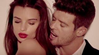 Robin Thicke 'Blurred Lines' Video Unrated Version Banned for Topless Women