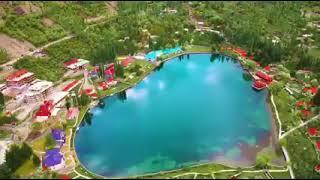 Shangrila Resort Skardu Pakistan Drone View