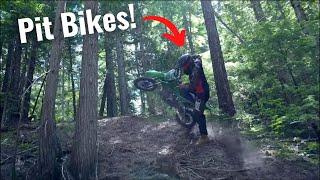 Riding Pit Bikes on the worlds hardest Dirt Bike Trails